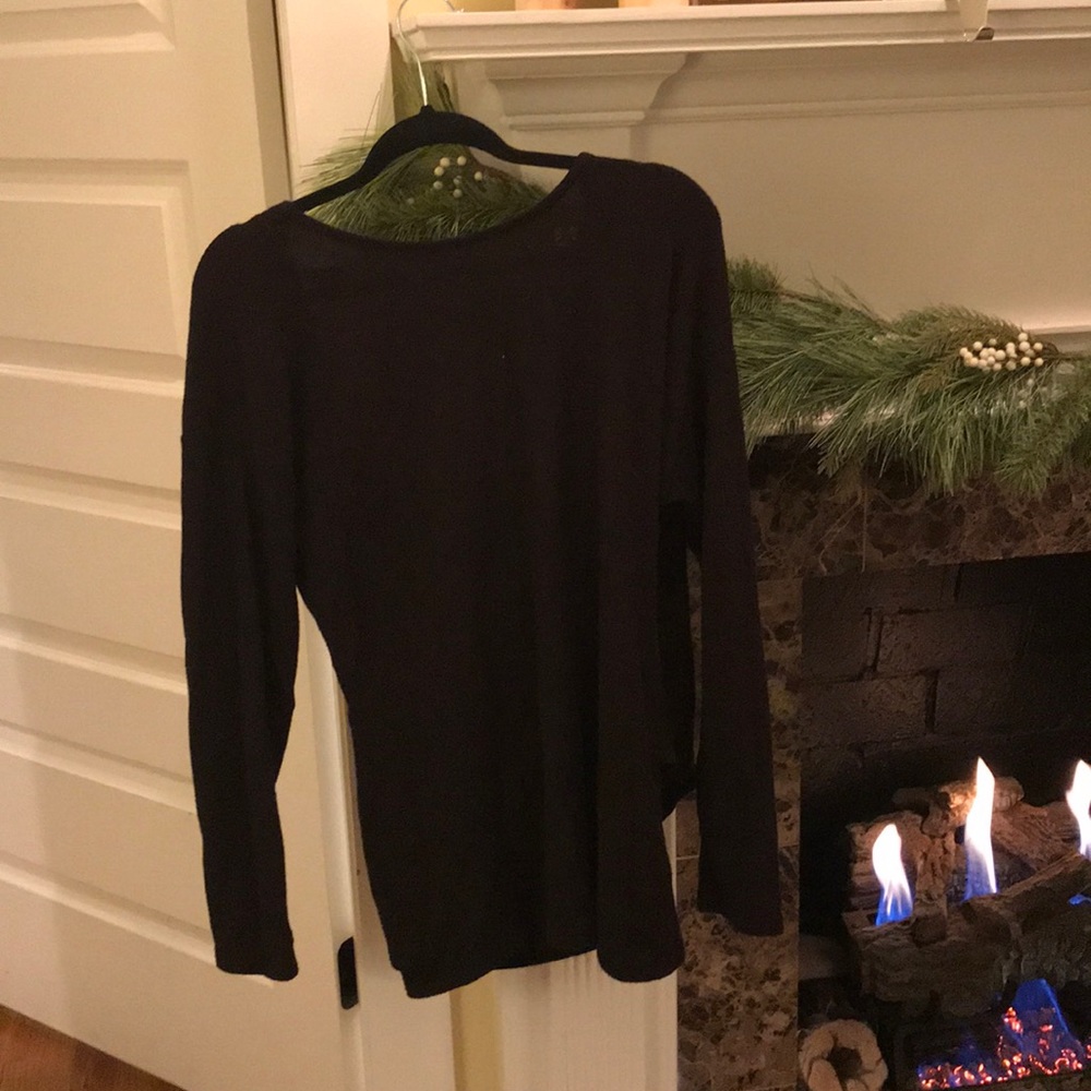 J. Crew long sleeve top with low back.